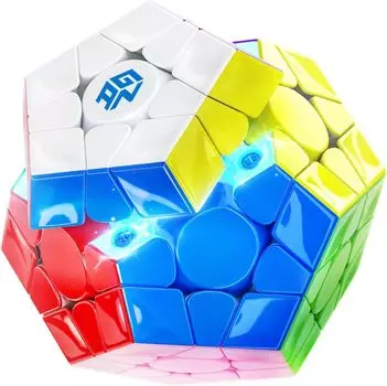 GAN Dodecahedron Black UV Официальный магнит GANCUBE GAN Megaminx M Наклейка без Mega Megaminx Gan Cube Gun Cube Dodecahedron Конкурсный магнитный куб