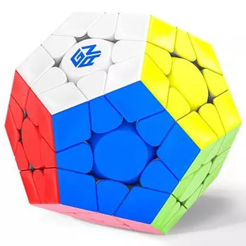 GAN Dodecahedron Gray Frost Официальный Магнит Mega Gun Cube Безнаклейковый Додекаэдр Конкурс Магнитный Куб Легко Поворачиваемый Магический Куб