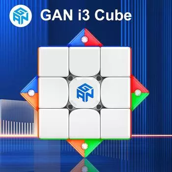 GAN I3 3x3 Магнитный магический куб без наклеек GAN 356 I 3 Professional Smart Speed Cube Игрушка Gan 356 i3 Cubo Magico Puzzle