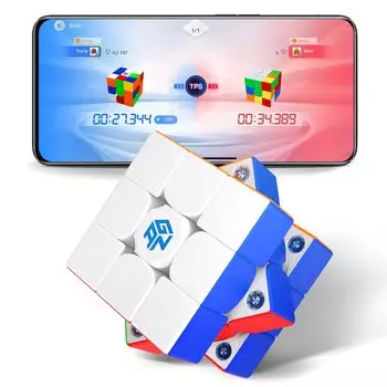 GAN iCarry 2 Официальный конкурс 3x3 Умный куб iCarry2 УФ Магнитный пистолет без наклеек Легко вращающийся магический куб Магнитный куб для начинающих с CubeStation