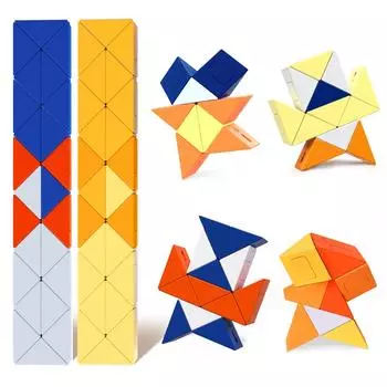 GAN Magic 48 деталей 6 цветных блоков магнитный кубик Fidget Cube стресс мозг интеллект образовательная игрушка змея, головоломка, облегчение, обучение, игра,