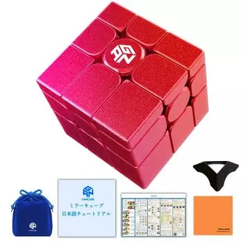 GAN Mirror M UV Coated Bright Fuchsia Mirror Cube руководство пользователя японская версия решение процедура руководство подставка сумка чистящая салфетка 3 x 3 кубик без наклеек