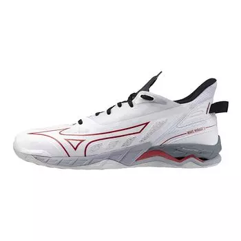 Гандбольные кроссовки Wave Mirage 5 Клубная деятельность Широкие Легкие Для зала Белый x Красный x Черный см 2E [Mizuno] 24.5