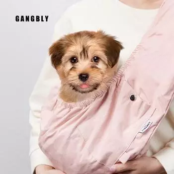 Gangbly First Pet Хлопковая сумка для переноски домашних животных, розовая, размер L, 1 шт., корейский шампунь для домашних животных
