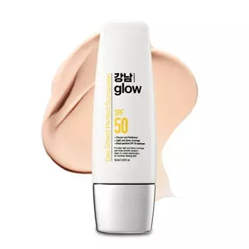 GANGNAM GLOW Солнцезащитная основа под макияж Day Shield Perfect Tone Up Солнцезащитный крем SPF 50 UV Block UV Cut Тонирующая основа 50 мл Солнцезащитный крем Солнцезащитный крем Увлажняющий