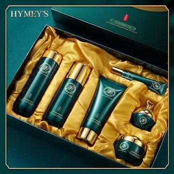 Ganoderma Lucidum Роскошный увлажняющий и питательный набор из 6 предметов для ухода за кожей с увлажняющим и осветляющим эффектом