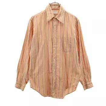 GANT 60s 70s vintage Striped Pattern Long sleeve shirt Brown Men s Used