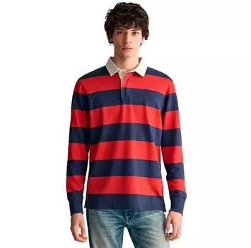 Gant Block Striped Heavy поло с длинными рукавами 3XL