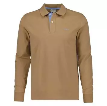 Gant Reg Contrast Rugger поло с длинными рукавами L