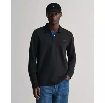 Gant Reg Contrast Rugger поло с длинными рукавами S