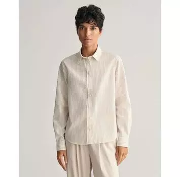 Gant Reg Poplin Striped рубашка с длинным рукавом 34