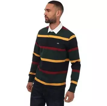 Gant Shield Striped Heavy поло с длинными рукавами L