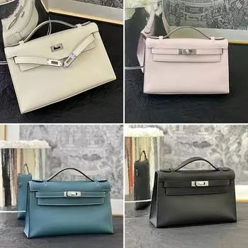 Gao Ding полувощеная нить полуручная работа сумка первого поколения Swift верхний слой коровьей кожи одно плечо цепочка через плечо 22 x 15 x 7cm with chain