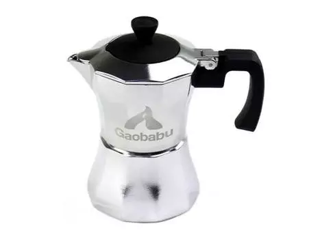 Gaobabu кофемашина прямого нагрева для приготовления эспрессо (с сумкой для хранения) на 3 чашки