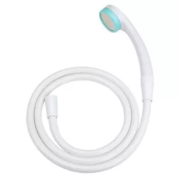 Gaona Эта душевая головка и шланг для воды Extra Thin Отверстие Мягкий к Мягкий к Совместимый с Низким Набором Воды, Экономия, (Душ 0,3 мм, Прикосновение, Прикосновение, синий