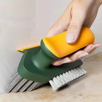 Gap Brush Щетка для пола Щетка для пола в ванной Щетка-скребок Интегрированная щетка для чистки углов в ванной Gap для туалета зелёный