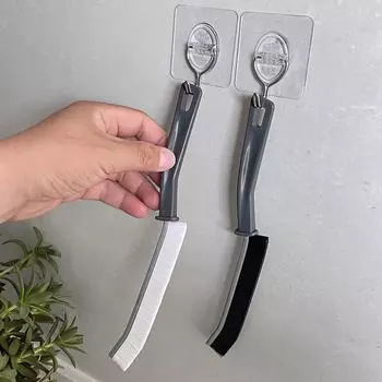 Gap Brush Туалет Кухня Плитка Мертвый Угол Очистка Многофункциональный Оконный Слот чёрный