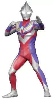GARAGE TOY Large Monster Series ULTRA NEW GENERATION Ultraman Tiga Height 250mm PVC painted finished figure X-PLUS Ver.2 Non-scale approx.