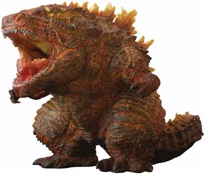 GARAGE TOY Пылающий Годзилла Общая длина 210 мм Окрашенная готовая фигурка Defo-Real (2019) ок. коричневый