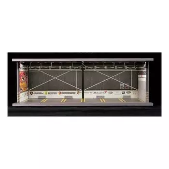 Гараж 710010A Модель Диорама Мини Машина 1/64 G-Fans [Товар] чёрный