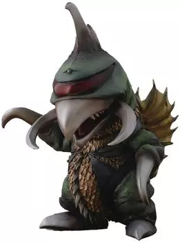 ГАРАЖНАЯ ИГРУШКА Gigan Общее распределение, общая высота, готовая фигурка из ПВХ X-PLUS Defo-Real (1972) версия, не масштабированная, приблизительная. 150мм, окрашенный,