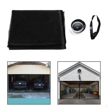 Гаражные ворота-сетки, дышащие, без помощи рук, самоуплотняющиеся, простая сборка для