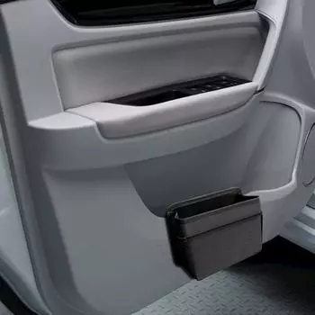 Garbage Bag For Car Small Foldable Car Door Organizer Multifunctional Large Capacity Car Storage Box Compact Car Dustbin Garbage серый