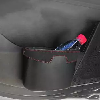Garbage Can For Car Auto Waste Trash Holder Leak-Proof Car Organizer Box For Cars SUVs & Trucks Auto Waste Bin Car Accessory