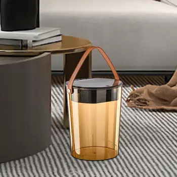 Мусорный бак, корзина для мусора, ведро для сточных вод с крышкой, мусор для дома, гостиной M Size Orange