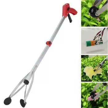 Garbage Picker Leaves Trash Pick Up Tool Foldable Gripper Extender Hand Tools Trash Grabber Litter Reachers Cleaning Accessories синий