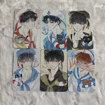 Garbage Time Gapta Lee Yeok-nim Marine Photo Card Letter X