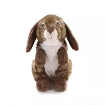 Garden and farm animals series floppy ear rabbit brown stuffed toy toys