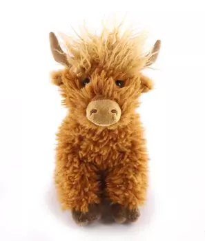 Garden and Farm Animals Series Highland Cow Plush Toy