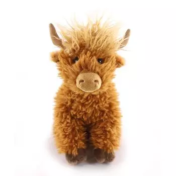Garden and farm animals series highland cow stuffed toy toys