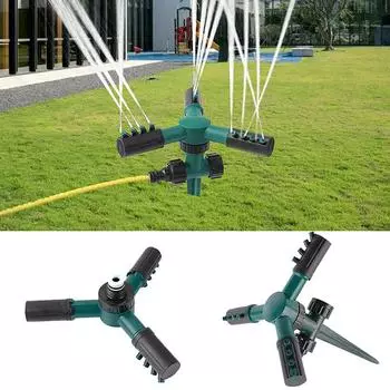 Садовый автоматический разбрызгиватель для полива сада, вращающийся на 360 градусов, для сельскохозяйственного орошения, орошения синий/чёрный