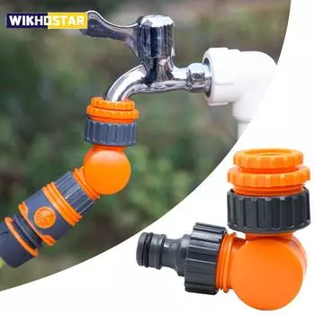 Садовый соединительный кран-адаптер для шланговой катушки 1/2 дюйма, пластиковый быстроразъемный замок с замком для полива и орошения 1pcs