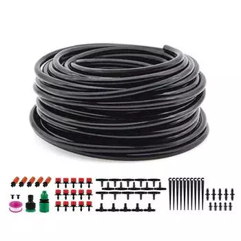 Garden Drip Irrigation System Automatic Micro Spraying Watering Kits Irrigation Atomization System 20m/787.4in