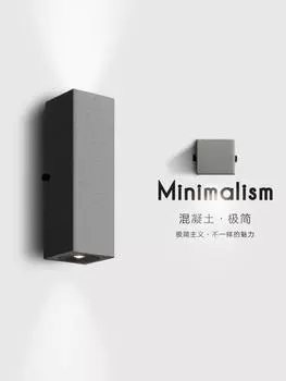 Garden eaves waterproof outdoor wall lamp cement corridor B&B corridor industrial atmosphere wall lamp Warm light