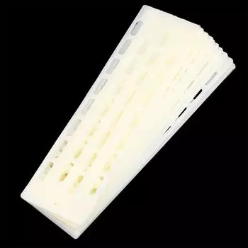 Garden Hive Equipment Prevent Bees Queen Anti Escape Beekeeping Tool 10Pcs Spacer Frame белый