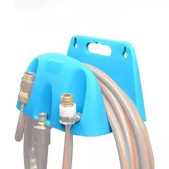 Держатель для садового шланга, вешалка для шланга для полива, пластиковая стойка, держатель для шланга для полива, каркас для намотки труб синий