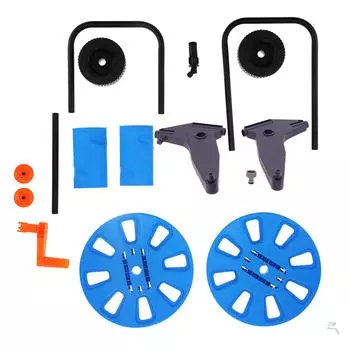 Garden Hose Reel Cart Portable HandPush Water Pipe Storage Rack Organizer for G1/2 50m Tube