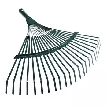 Garden Rake for Head Hand Fan Leaf Rake Professional Gardening Tool 22 Teeth Ste G5AB