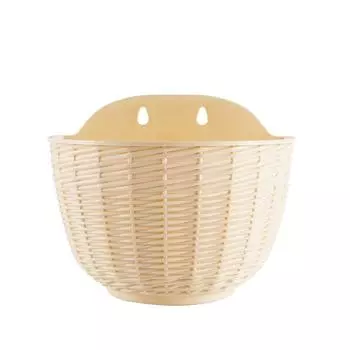 Garden Supplies Hanging Basket Wall Mounted Planter Bucket Fashion Hydroponic Planter Beige