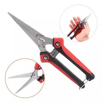 Garden Tools Anti-Slip Gardening Pruning Shear Scissor Stainless Steel Cutting Tools Set Pruner Tree Cutter Home Tools 200mm NEW 200MM