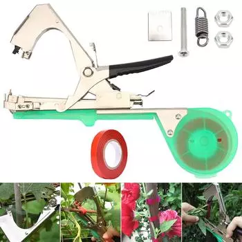 Garden Tools Tying Machine Plant Branch Hand Tying Binding Machine For Vegetable Grape Tomato серебряный