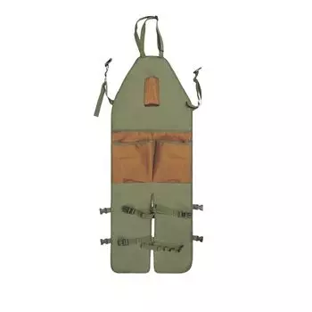 Gardening Grass Brush Work Band Overalls [Raatel] Apron, Cutting, Cutter, Apron, Apron, Harness, (Brown)