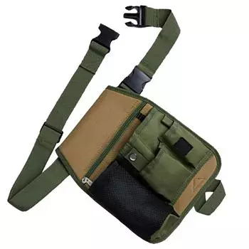 Gardening Tools Belt Bag Adjustable Waist Tool Organizer with 6 Pockets for Carpenters Electricians Builder