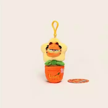 Garfield Odie Plush Dessert Keychain With Cute Design For Kids And Teens Gift Garfield Potted Plant