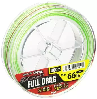 Garis Ultra Castman FULLDRAG HP 400м 4 X-Braid WX8GP-D №. белый