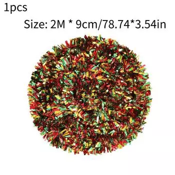 Garland Christmas Tinsel Luxury Thick Xmas Tree Home Festive Party Decoration 2m